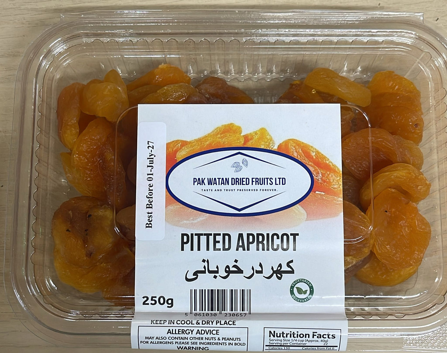 Dried Apricot- Khubani Pitted