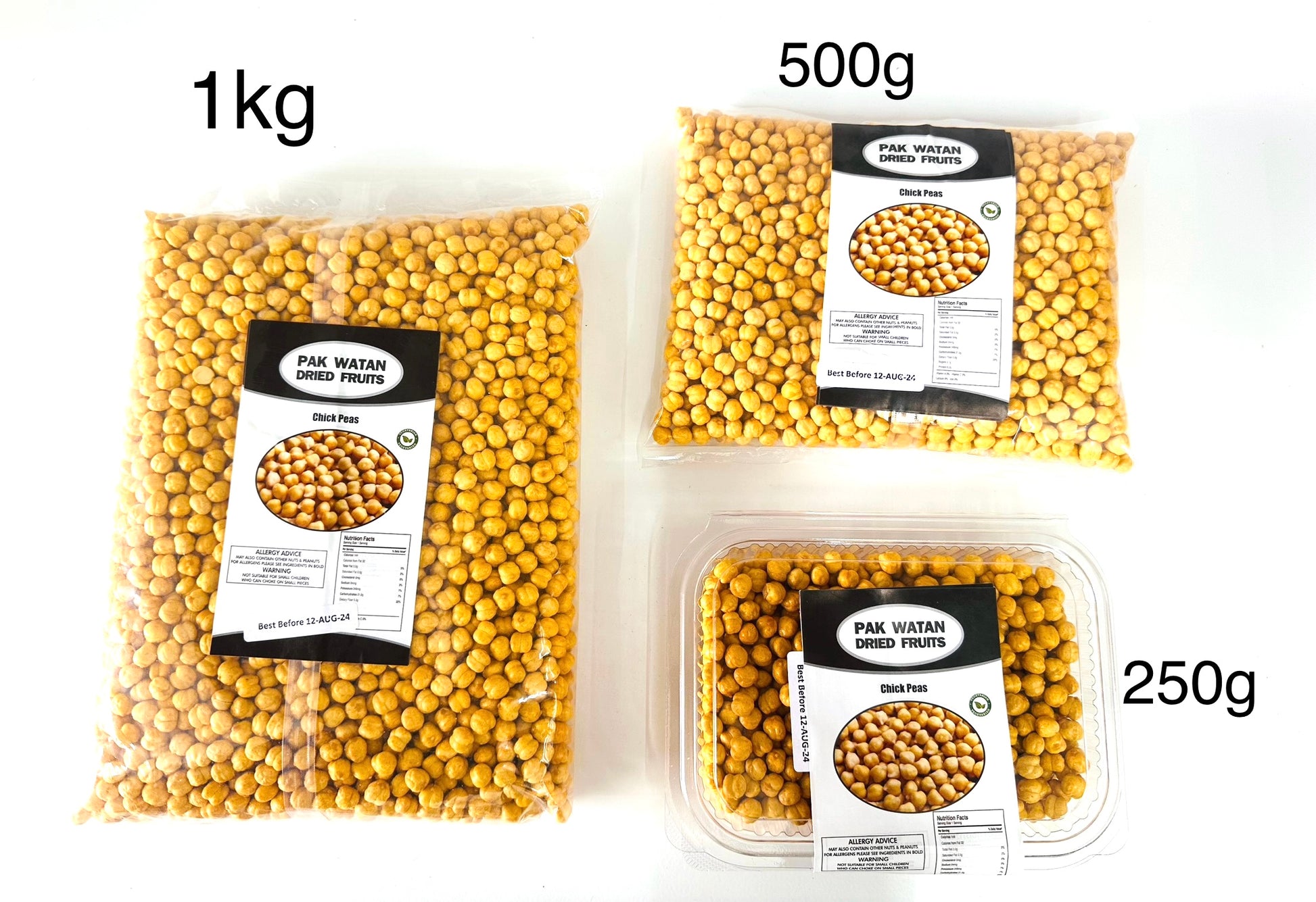 Roasted skin removed chana (chickpeas) - Pak Watan Dried Fruits Ltd.