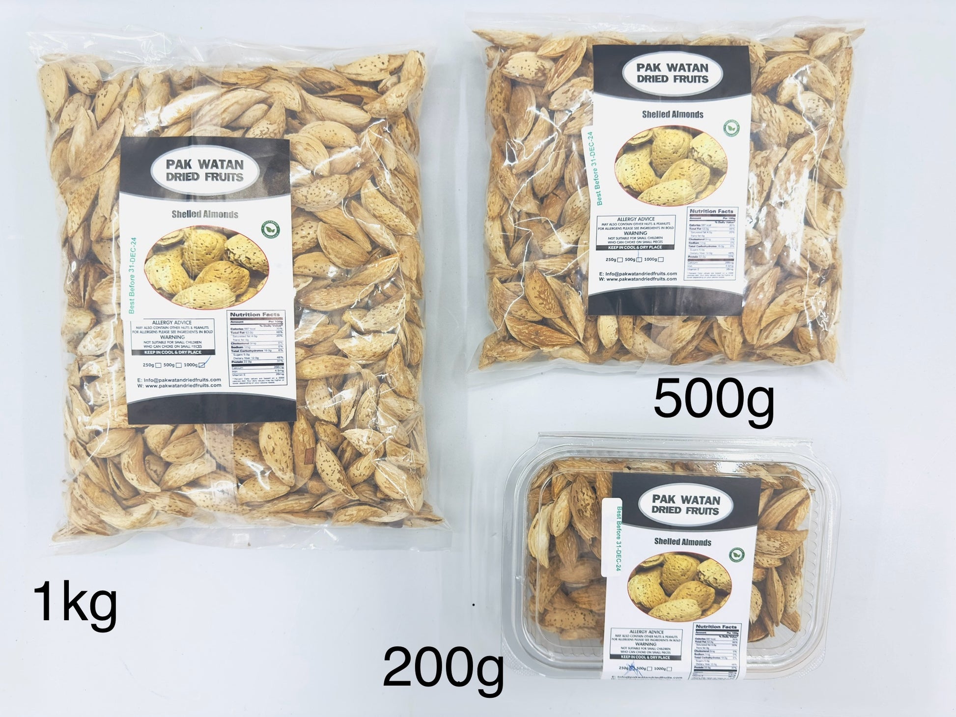 Almonds with Shell Kaghzi - Afghani - Pak Watan Dried Fruits Ltd.