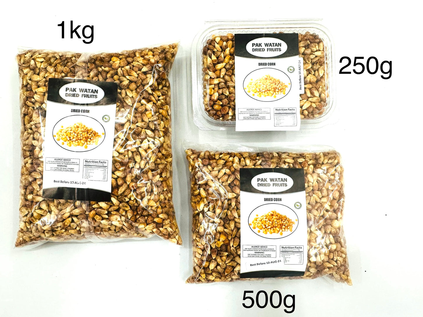 Dried Corn - Pak Watan Dried Fruits Ltd.