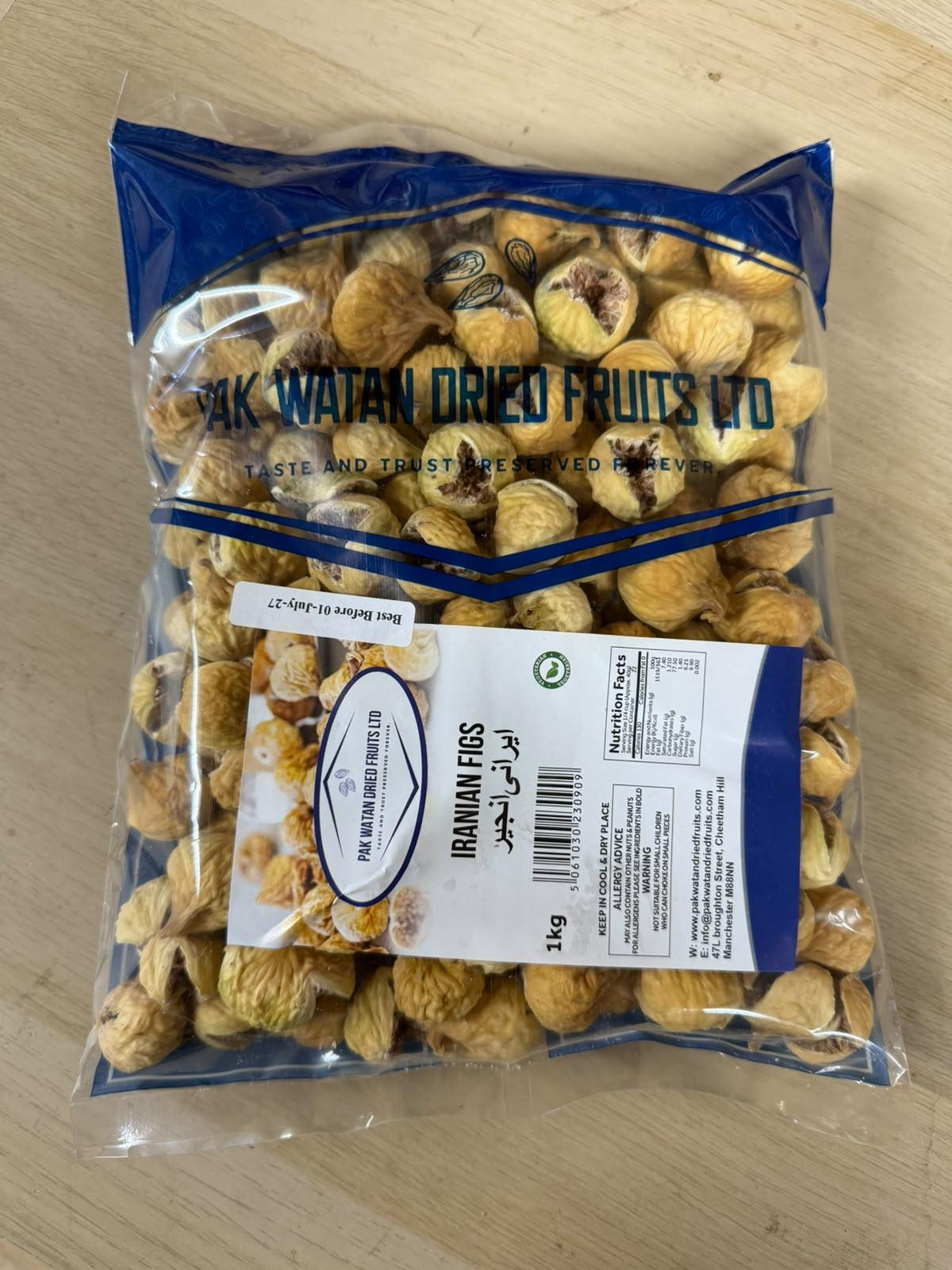 Iranian Superior dried figs