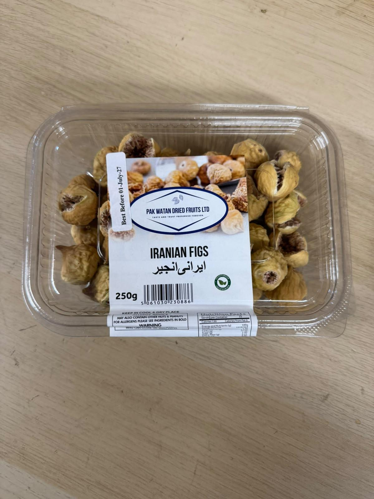 Iranian Superior dried figs