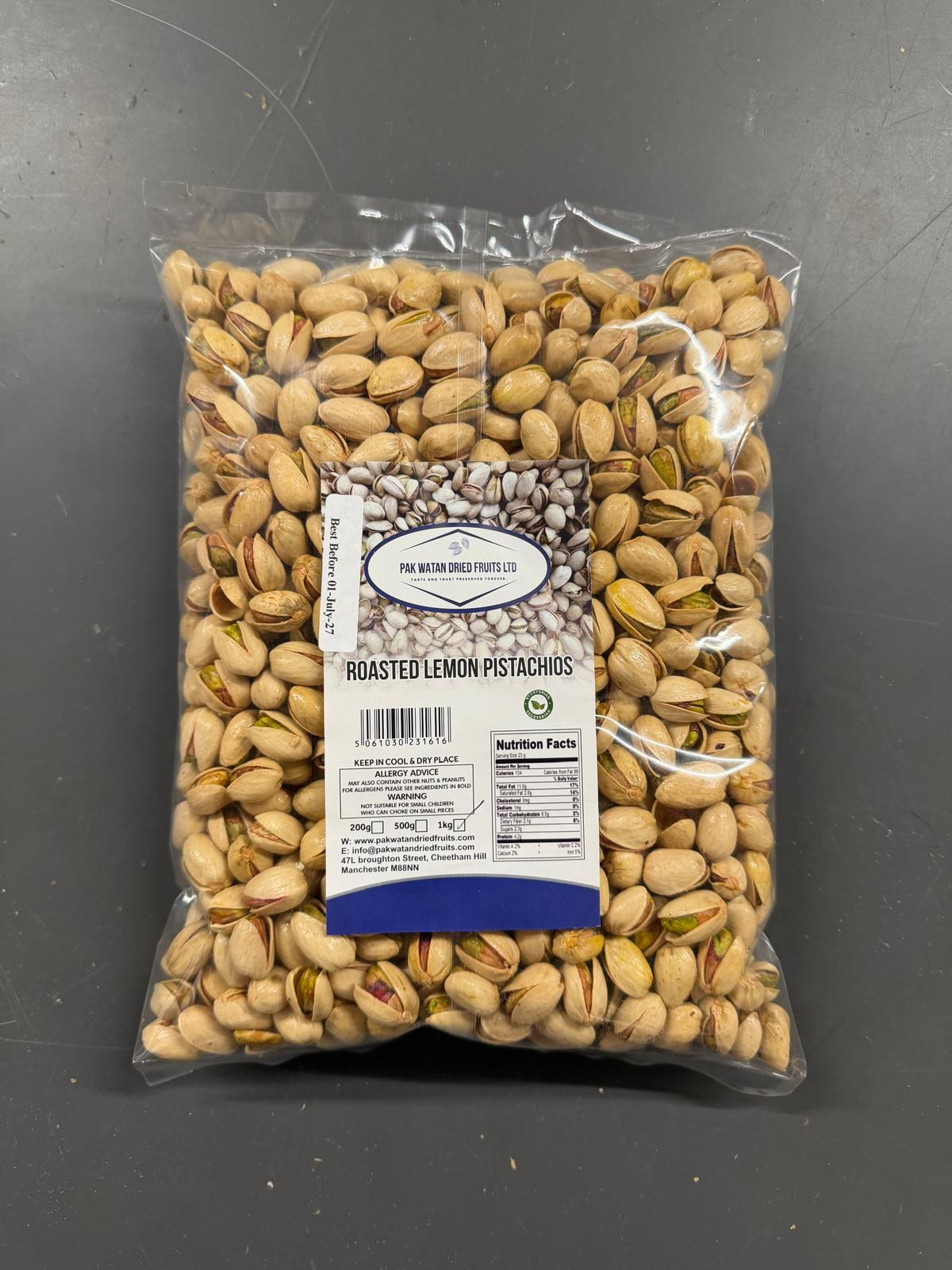 Lemon Roasted Pistachios