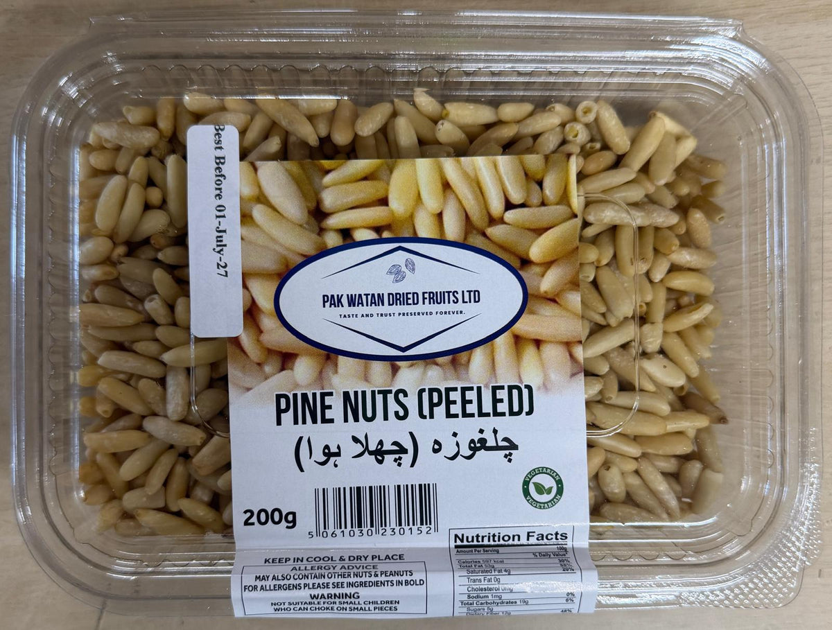 Pine nuts Chilgoza without shell- Skinless Chilgoza Pine nuts