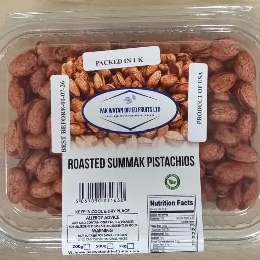 Roasted Summak Pistachios – Crunchy Flavoured Pistachio Nuts Snac