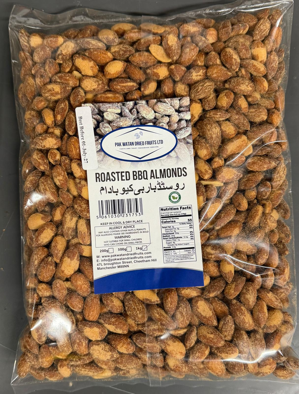 Roasted BBQ Almonds