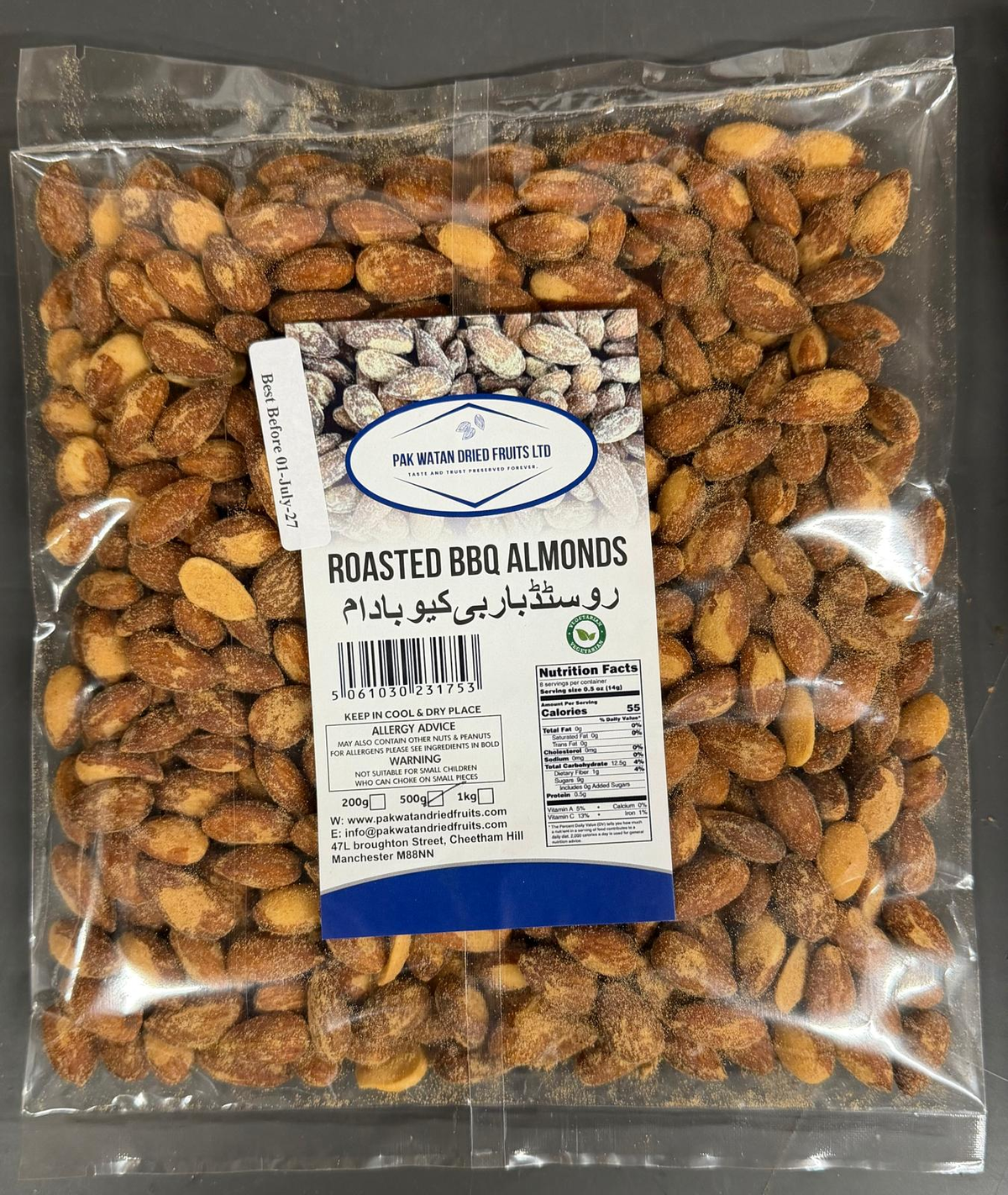 Roasted BBQ Almonds