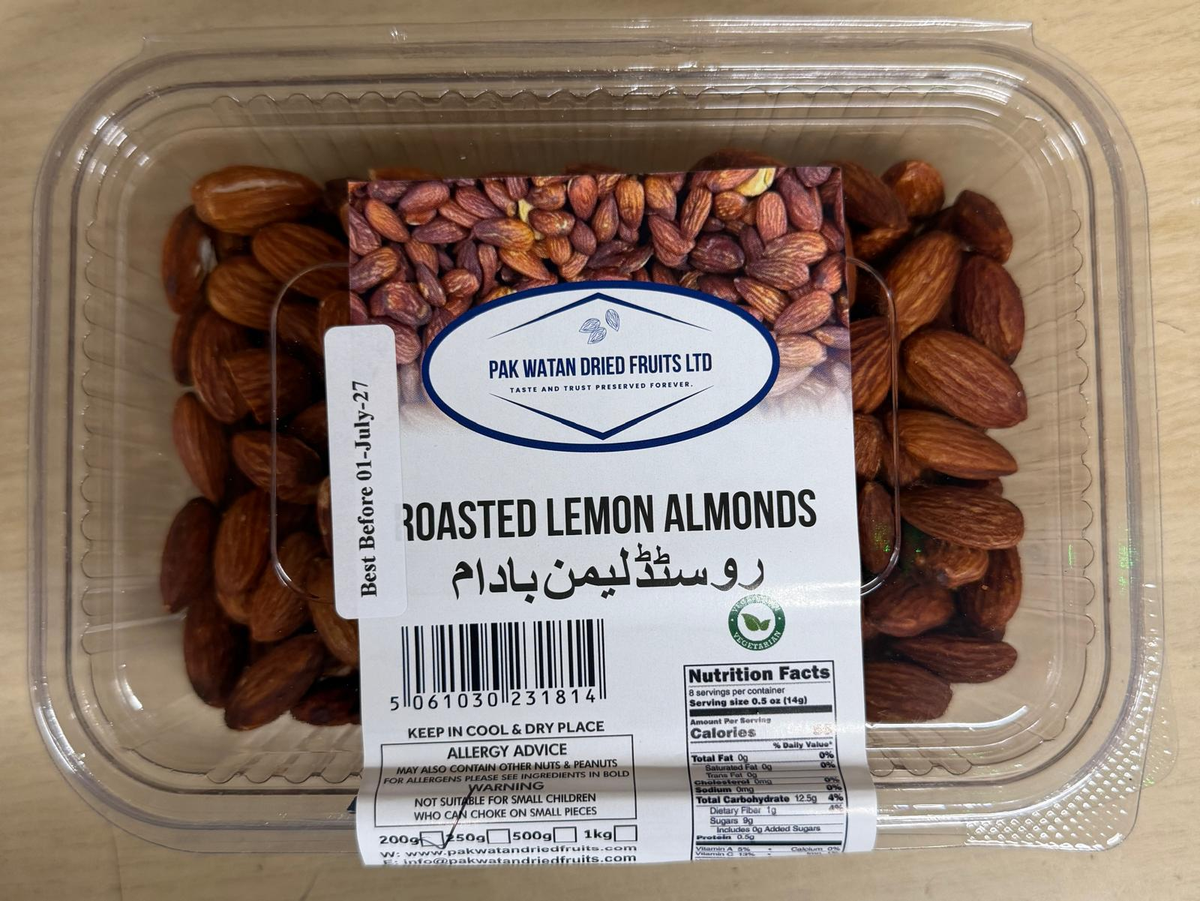 Roasted Lemon Almonds