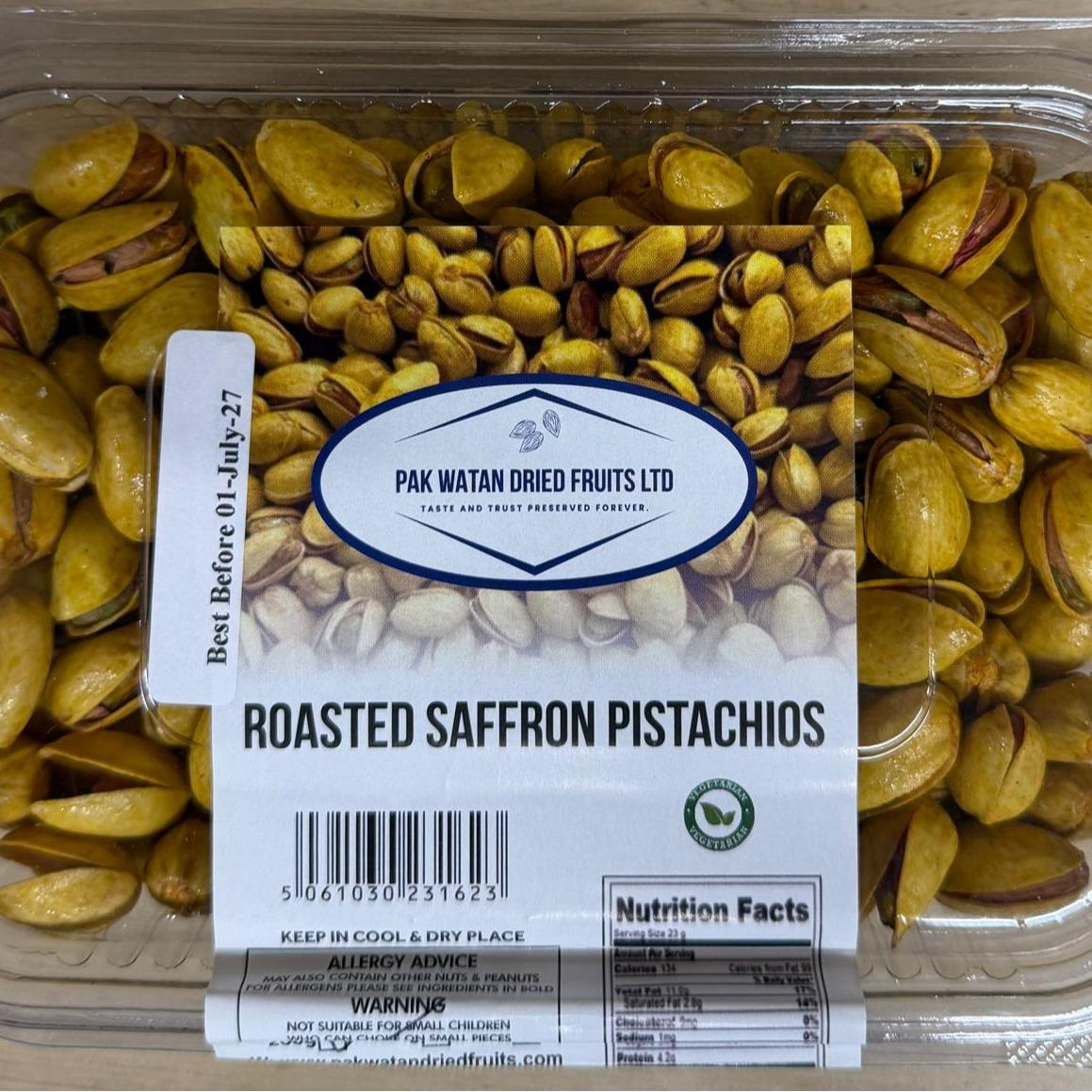 Roasted Saffron Pistachios – Flavoured Crunchy Pistachio Nuts Snack