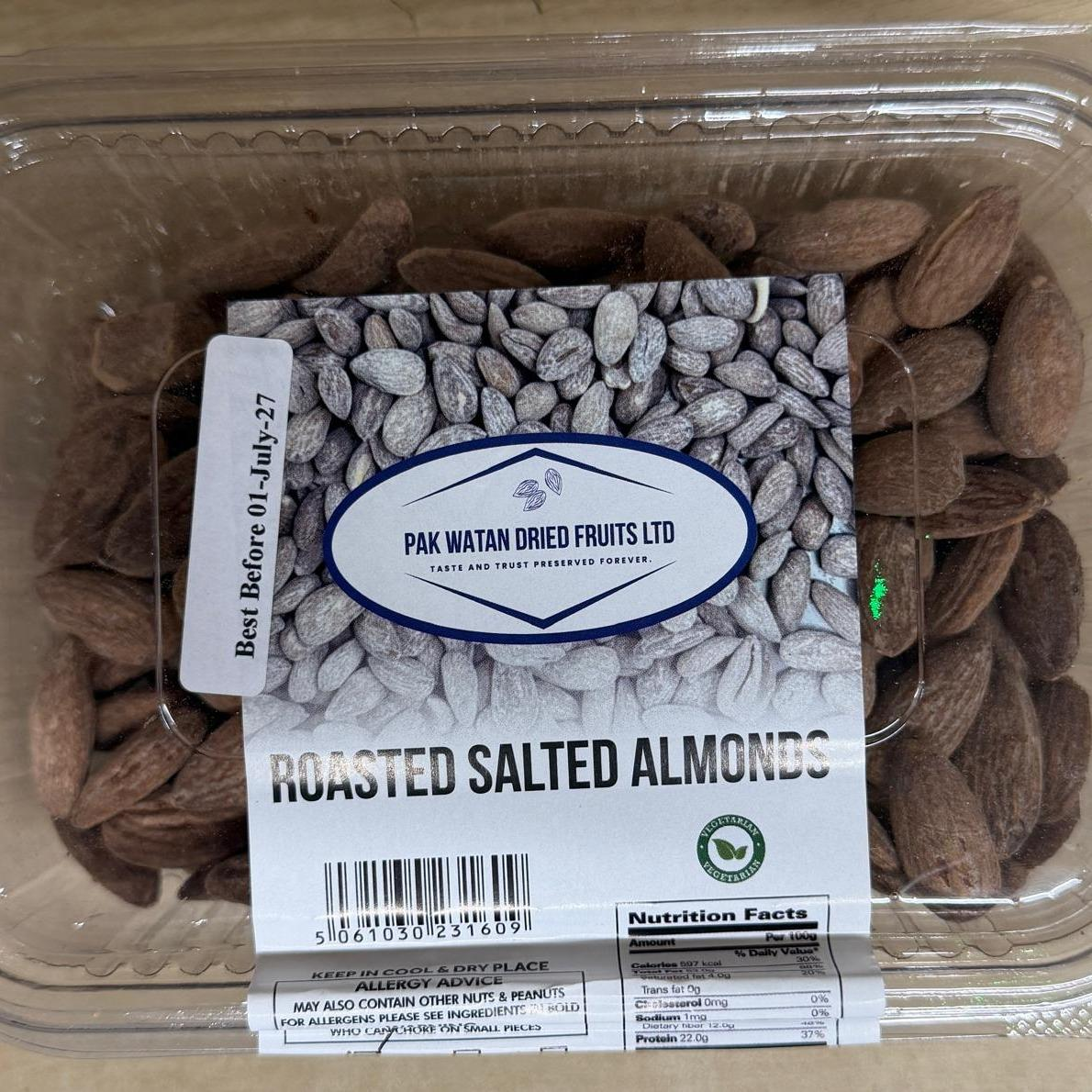 Roasted Almonds- Salted & Roasted Almonds