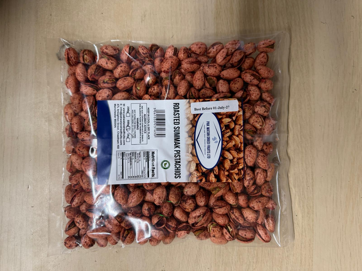 Roasted Summak Pistachios – Crunchy Flavoured Pistachio Nuts Snack