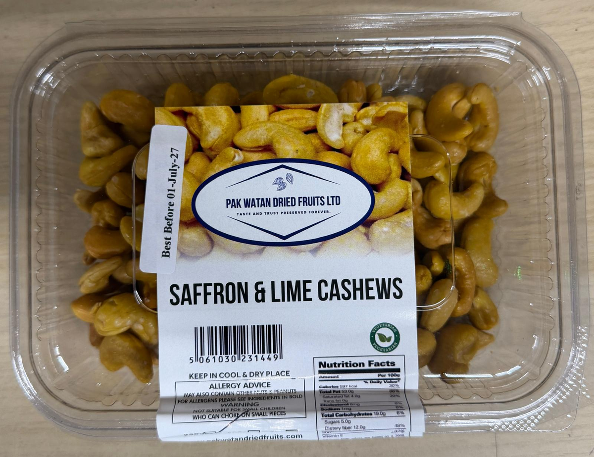 Saffron & Lime Cashews