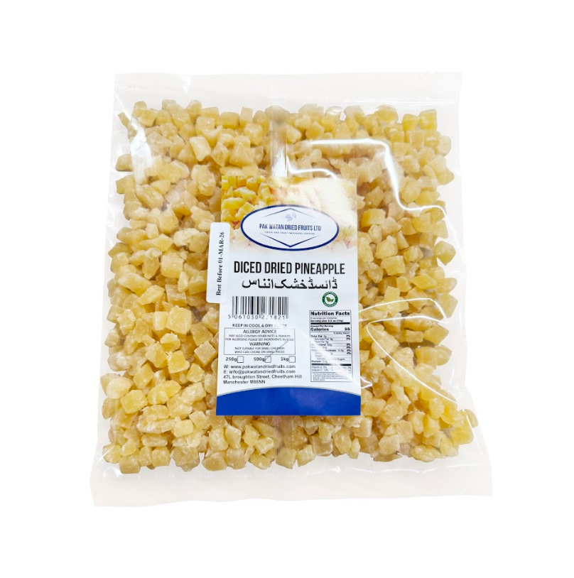 Diced Dried Pineapple