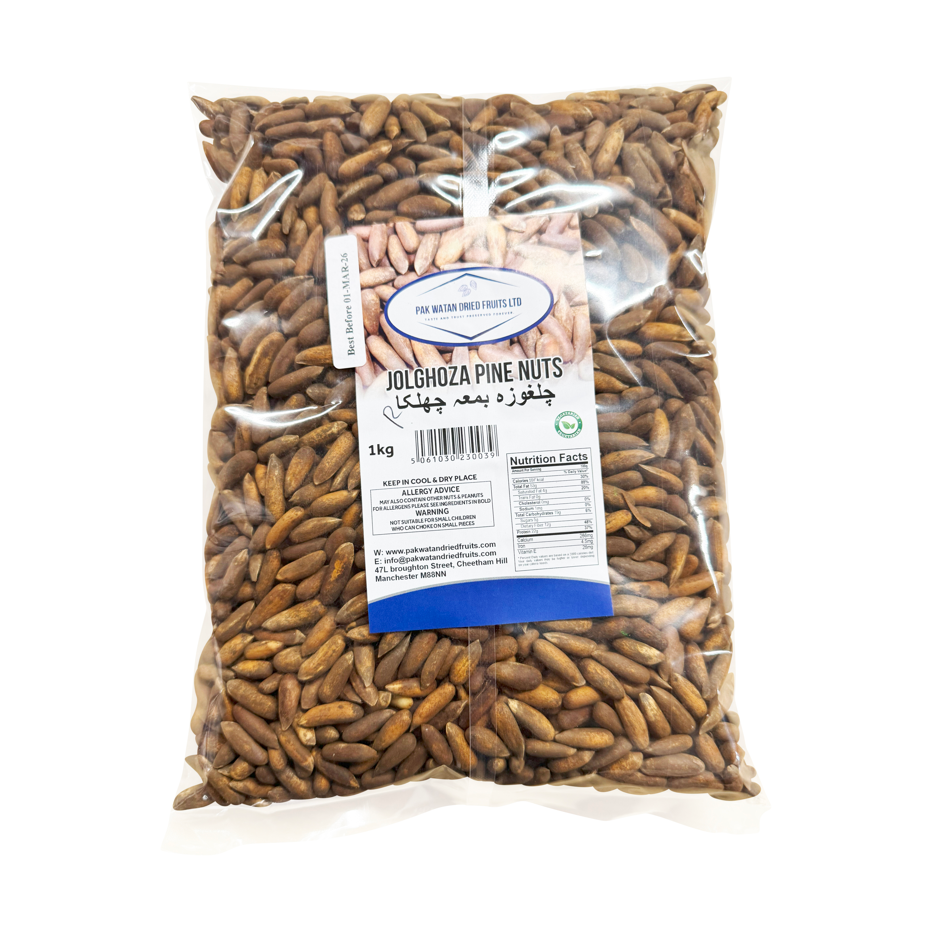 Pine Nuts Chillghoza- Chilgoza with shell