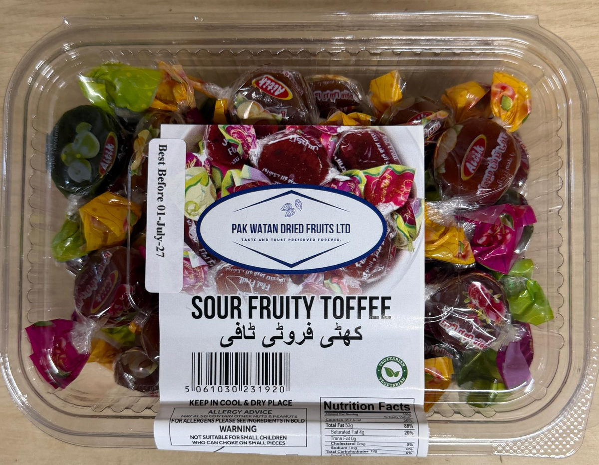 Sour Fruity Toffee – Tangy & Chewy Candy
