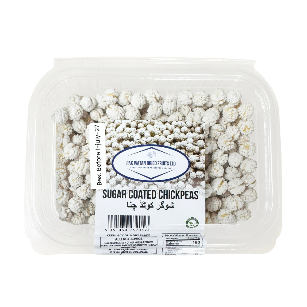 Sugar Coated Chickpeas - Crispy Snack for a Sweet Treat