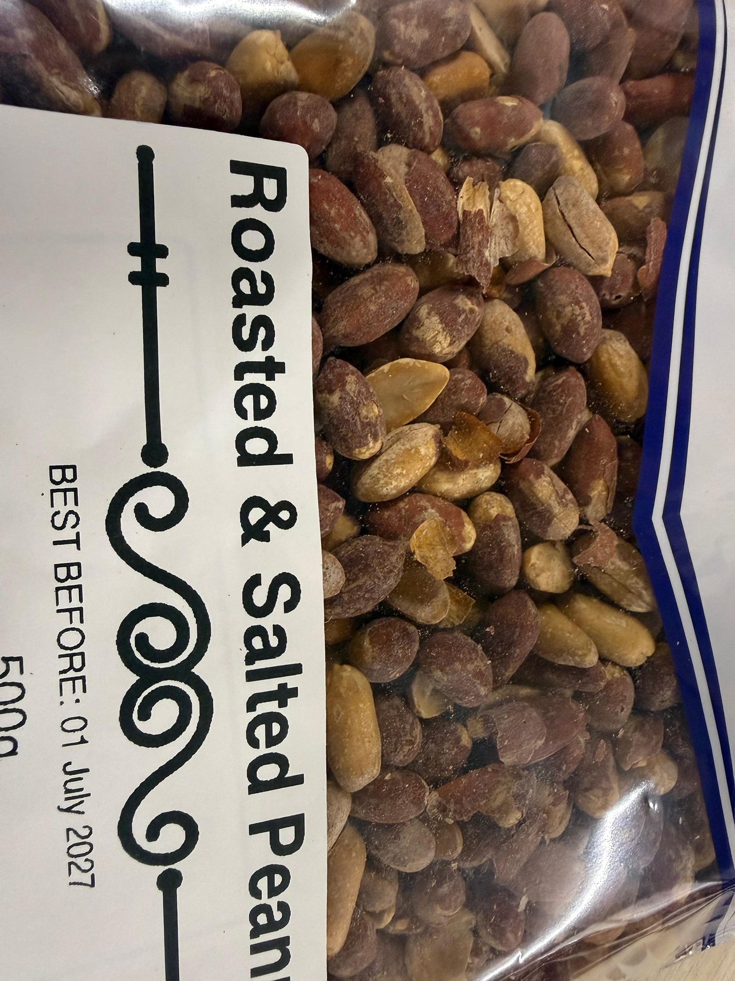 Roasted & Salted Peanuts 500g – Crunchy Snack