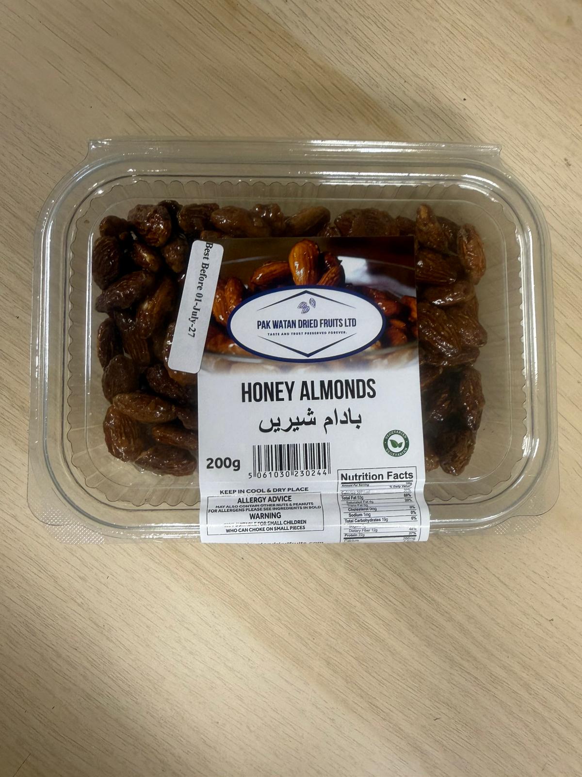 Almonds (Honey Roasted)- Badaam Honey Roasted