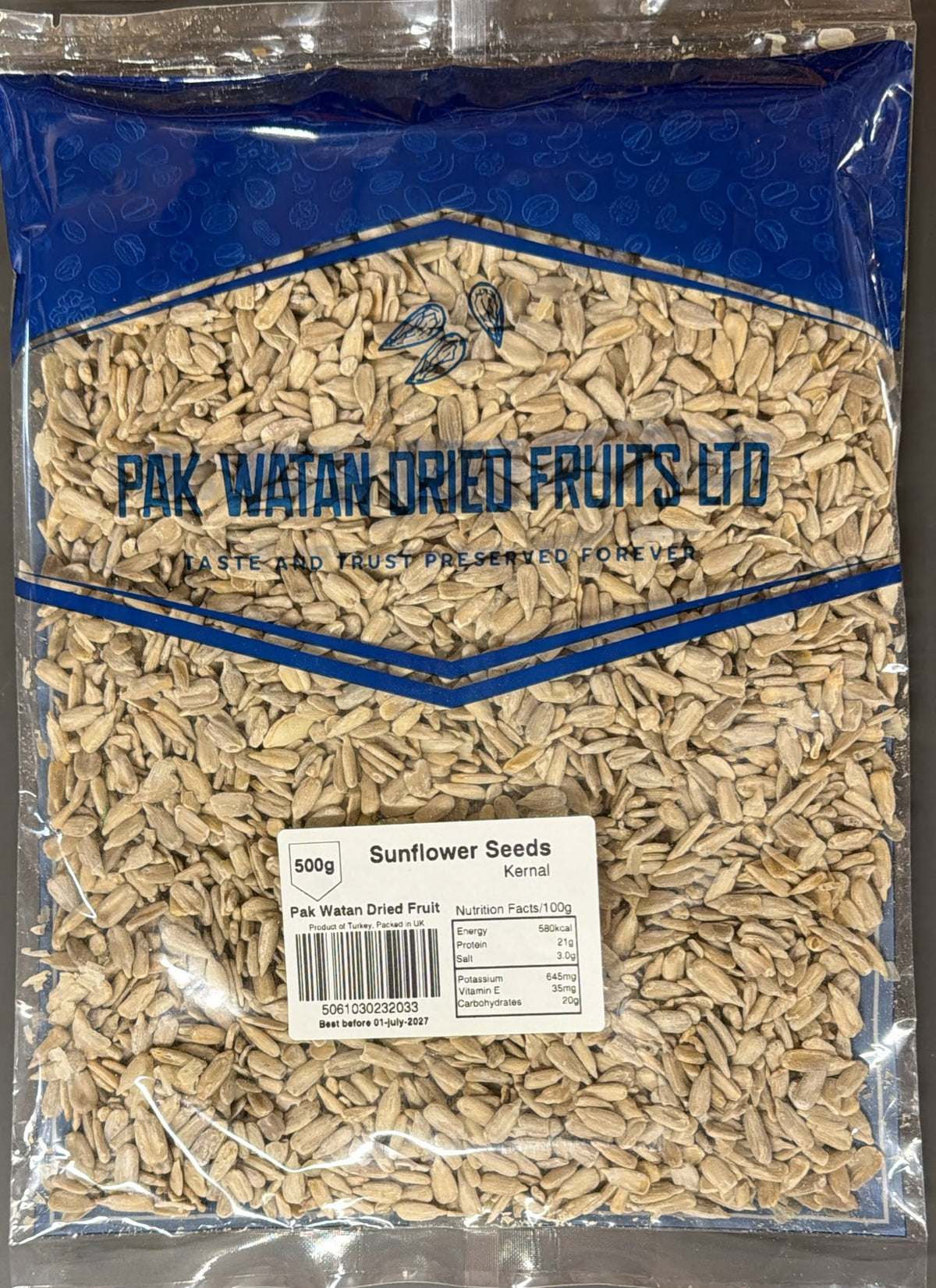 Premium Sunflower & Pumpkin Kernels (500g)