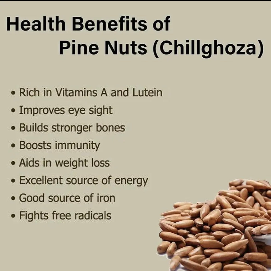 Pine Nuts Chillghoza- Chilgoza with shell - Pak Watan Dried Fruits Ltd.