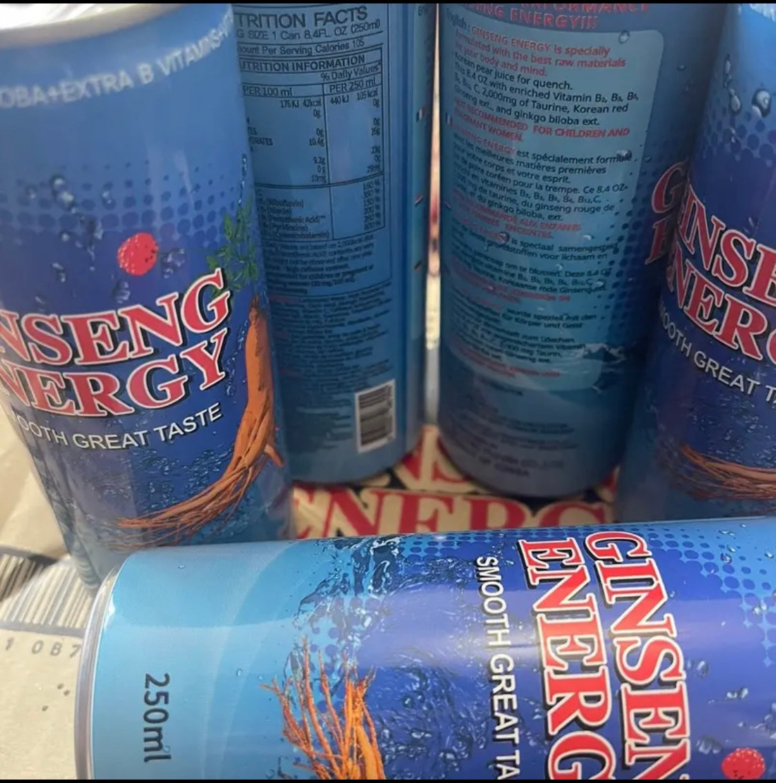 Ginseng Energy Drink(250ml) - Pak Watan Dried Fruits Ltd.