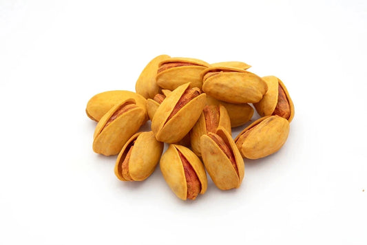 Roasted Saffron Pistachios – Flavoured Crunchy Pistachio Nuts Snack