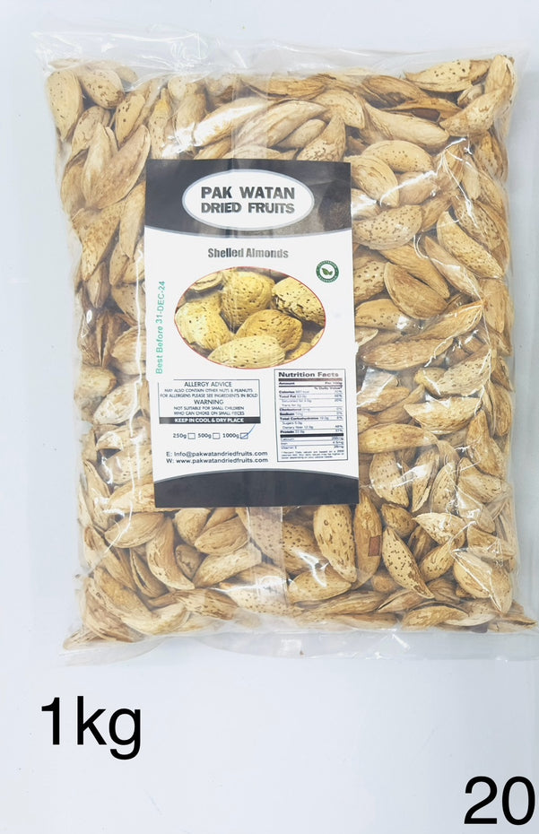 Almonds with Shell Kaghzi - Afghani - Pak Watan Dried Fruits Ltd.